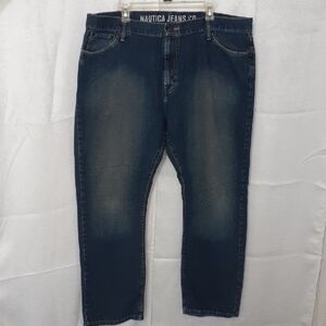 Nautica Men's Indigo Straight Jeans Size 42x30